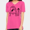 Missy's Relaxed Jersey Short-Sleeve V-Neck T-Shirt Thumbnail