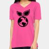 Missy's Relaxed Jersey Short-Sleeve V-Neck T-Shirt Thumbnail