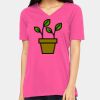 Missy's Relaxed Jersey Short-Sleeve V-Neck T-Shirt Thumbnail