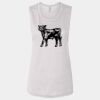 Ladies' Bella Flowy Scoop Muscle Tank Thumbnail