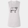 Ladies' Bella Flowy Scoop Muscle Tank Thumbnail