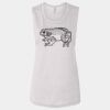 Ladies' Bella Flowy Scoop Muscle Tank Thumbnail