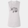Ladies' Bella Flowy Scoop Muscle Tank Thumbnail