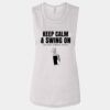 Ladies' Bella Flowy Scoop Muscle Tank Thumbnail