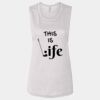 Ladies' Bella Flowy Scoop Muscle Tank Thumbnail