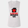 Ladies' Bella Flowy Scoop Muscle Tank Thumbnail