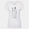 Next Level The Ideal V T-Shirt Thumbnail
